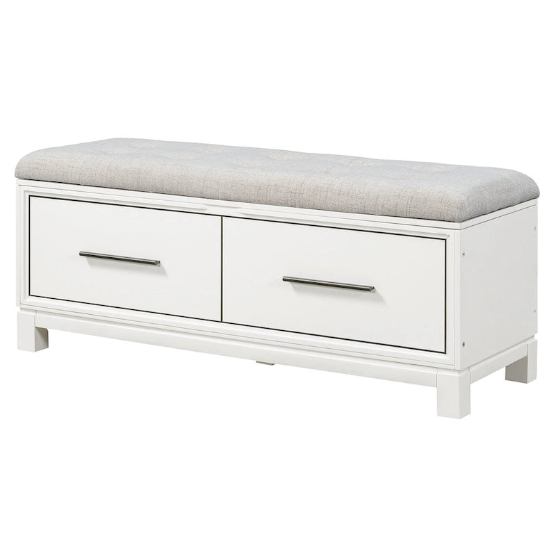 Banc de rangement relevable avec coussin, 1 personne, Expresso / Marine / Naturel / Blanc