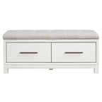 Banc de rangement relevable avec coussin, 1 personne, Expresso / Marine / Naturel / Blanc