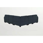 Canapé d'angle modulable réversible (Gris / Gris foncé / Anthracite / Crème), Multiplace