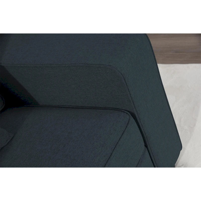 Canapé d'angle modulable réversible (Gris / Gris foncé / Anthracite / Crème), Multiplace