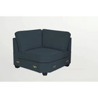 Canapé d'angle modulable réversible (Gris / Gris foncé / Anthracite / Crème), Multiplace