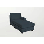 Canapé d'angle modulable réversible (Gris / Gris foncé / Anthracite / Crème), Multiplace