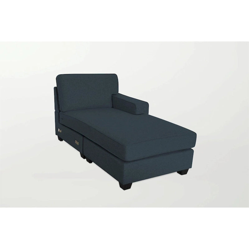 Canapé d'angle modulable réversible (Gris / Gris foncé / Anthracite / Crème), Multiplace