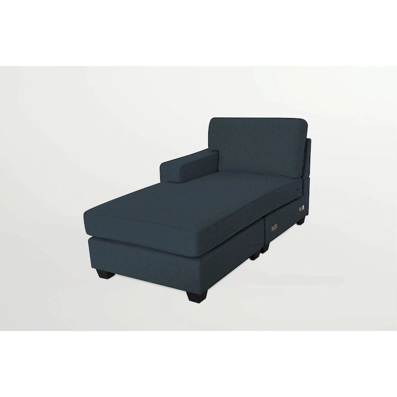Canapé d'angle modulable réversible (Gris / Gris foncé / Anthracite / Crème), Multiplace