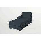 Canapé d'angle modulable réversible (Gris / Gris foncé / Anthracite / Crème), Multiplace