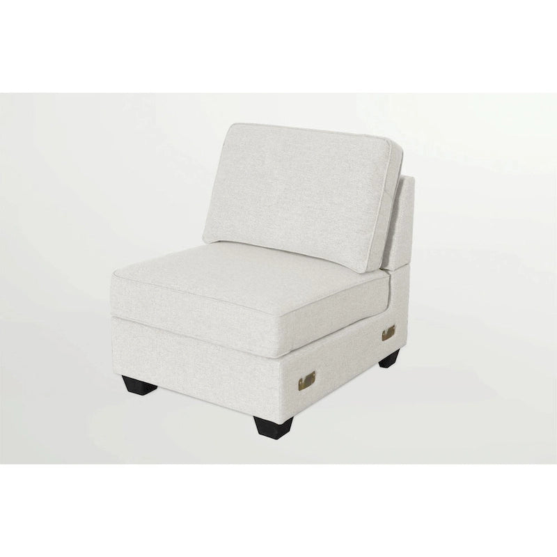 Canapé d'angle modulable réversible (Gris / Gris foncé / Anthracite / Crème), Multiplace