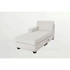 Canapé d'angle modulable réversible (Gris / Gris foncé / Anthracite / Crème), Multiplace