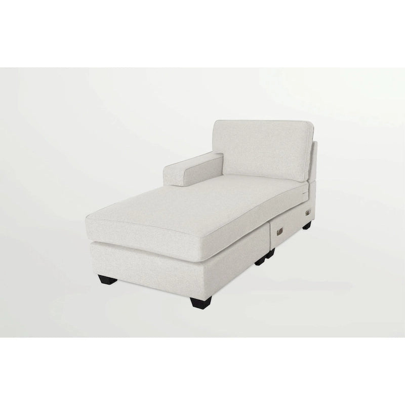 Canapé d'angle modulable réversible (Gris / Gris foncé / Anthracite / Crème), Multiplace
