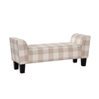 Banc de rangement relevable rembourré multicolore, une place
