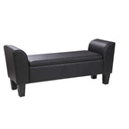 Banc de rangement relevable rembourré multicolore, une place