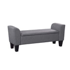 Banc de rangement relevable rembourré multicolore, une place