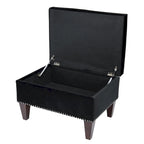 Banc de rangement ottoman rembourré multicolore, individuel