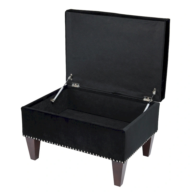 Banc de rangement ottoman rembourré multicolore, individuel