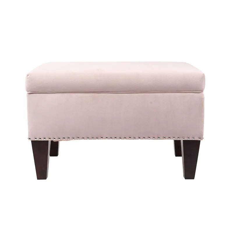 Banc de rangement ottoman rembourré multicolore, individuel