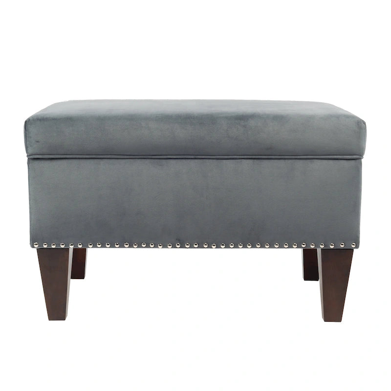 Banc de rangement ottoman rembourré multicolore, individuel