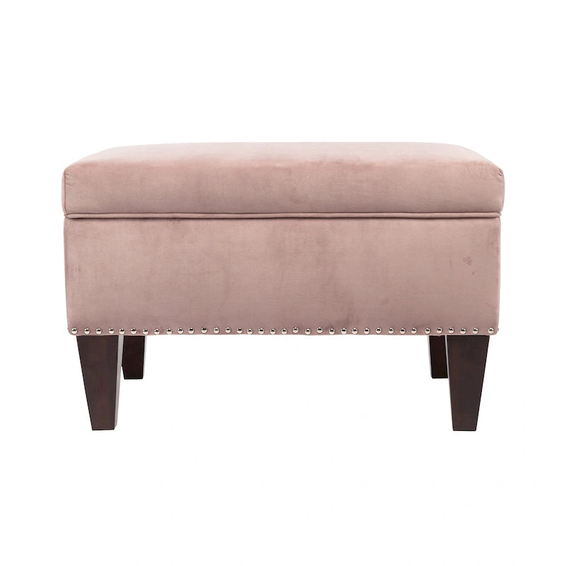 Banc de rangement ottoman rembourré multicolore, individuel