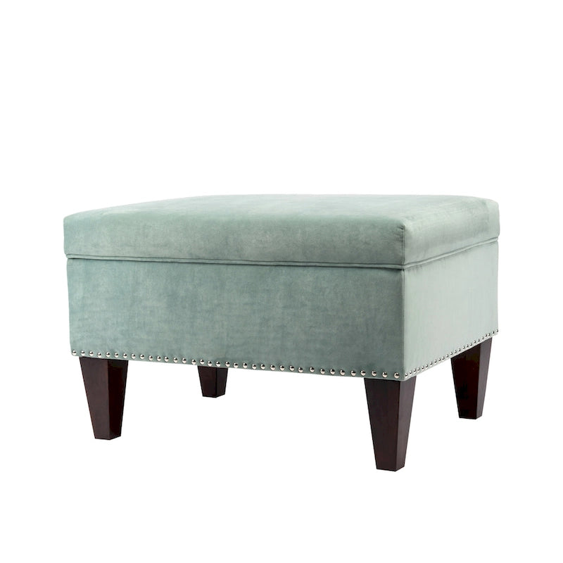 Banc de rangement ottoman rembourré multicolore, individuel