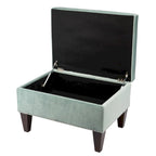 Banc de rangement ottoman rembourré multicolore, individuel