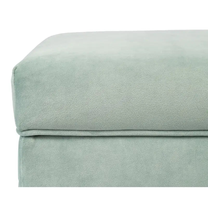 Banc de rangement ottoman rembourré multicolore, individuel