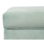 Banc de rangement ottoman rembourré multicolore, individuel