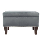 Banc de rangement ottoman rembourré multicolore, individuel