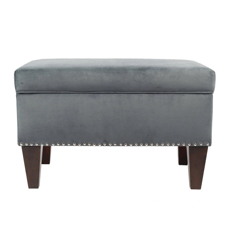 Banc de rangement ottoman rembourré multicolore, individuel