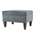 Banc de rangement ottoman rembourré multicolore, individuel