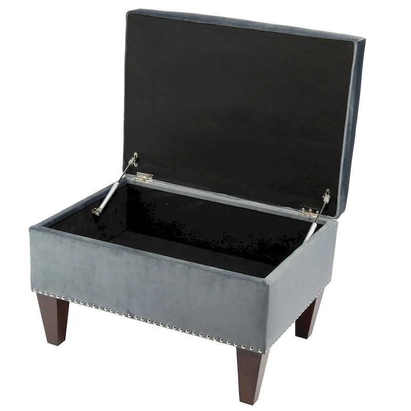 Banc de rangement ottoman rembourré multicolore, individuel