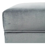 Banc de rangement ottoman rembourré multicolore, individuel