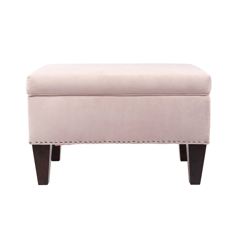 Banc de rangement ottoman rembourré multicolore, individuel
