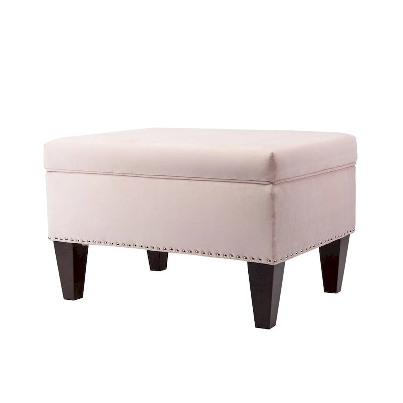 Banc de rangement ottoman rembourré multicolore, individuel