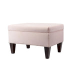 Banc de rangement ottoman rembourré multicolore, individuel