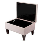 Banc de rangement ottoman rembourré multicolore, individuel