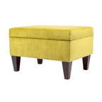 Banc de rangement ottoman rembourré multicolore, individuel