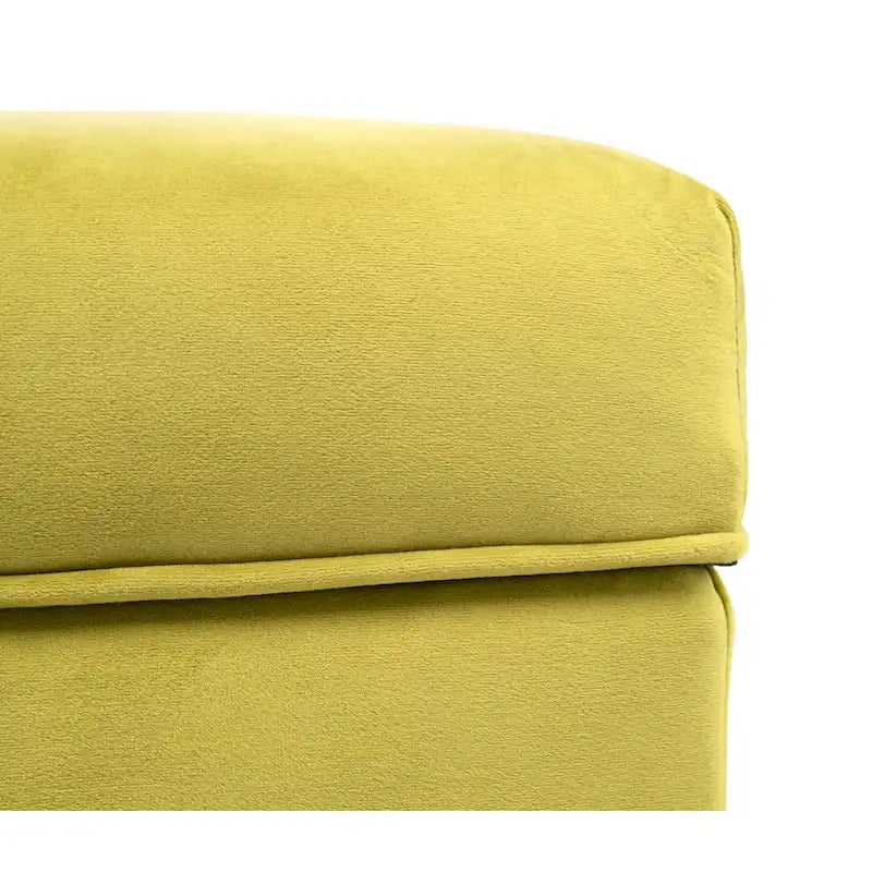Banc de rangement ottoman rembourré multicolore, individuel