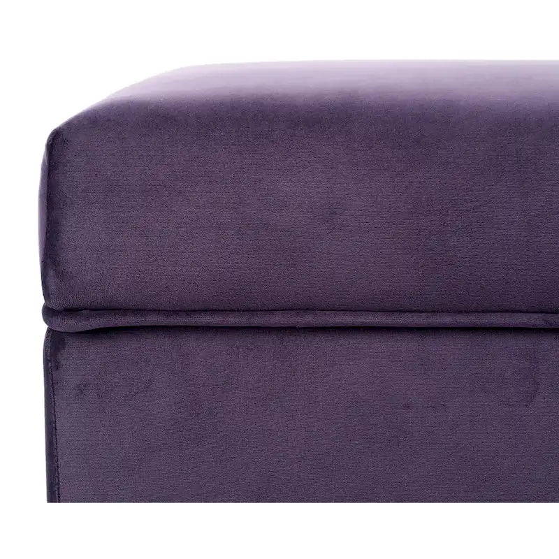 Banc de rangement ottoman rembourré multicolore, individuel