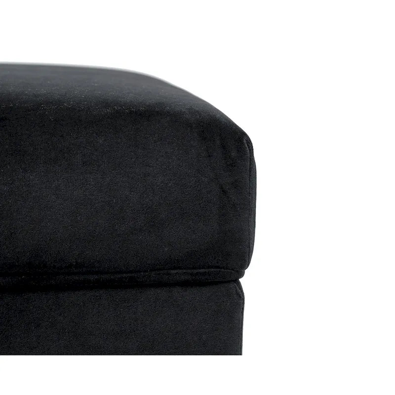 Banc de rangement ottoman rembourré multicolore, individuel