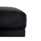 Banc de rangement ottoman rembourré multicolore, individuel