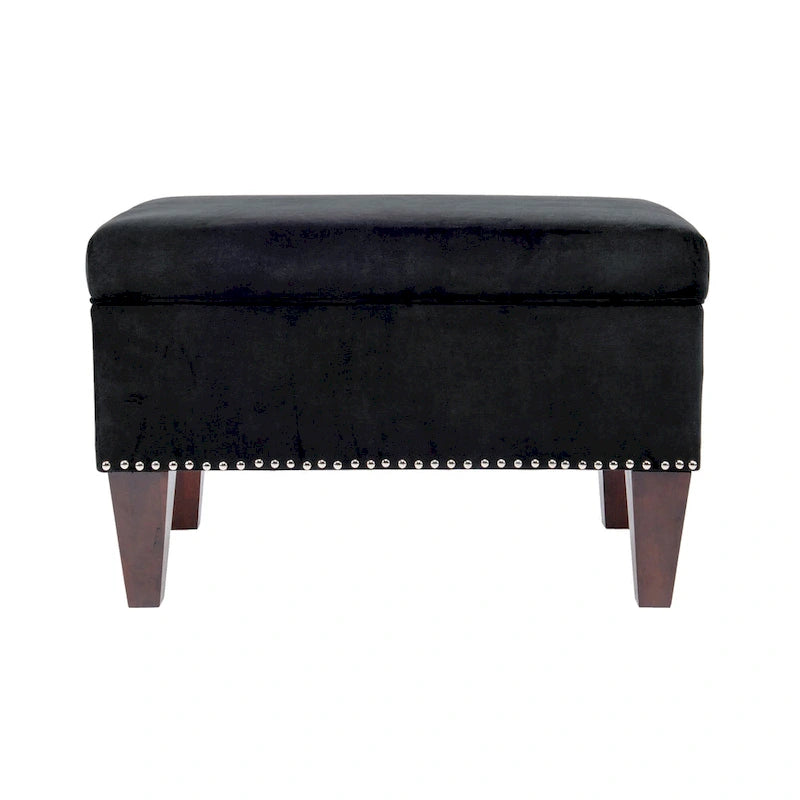 Banc de rangement ottoman rembourré multicolore, individuel