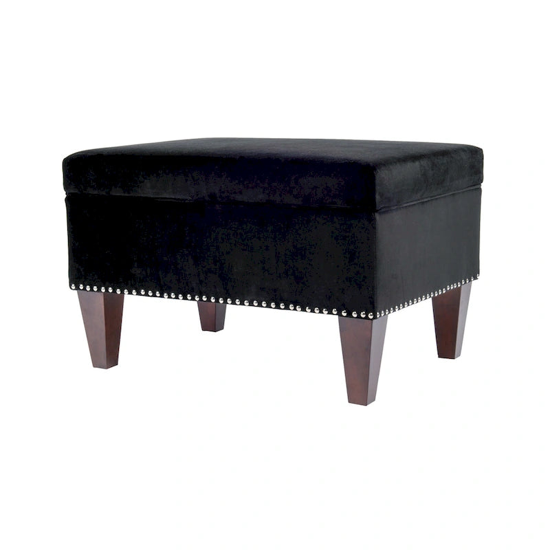 Banc de rangement ottoman rembourré multicolore, individuel