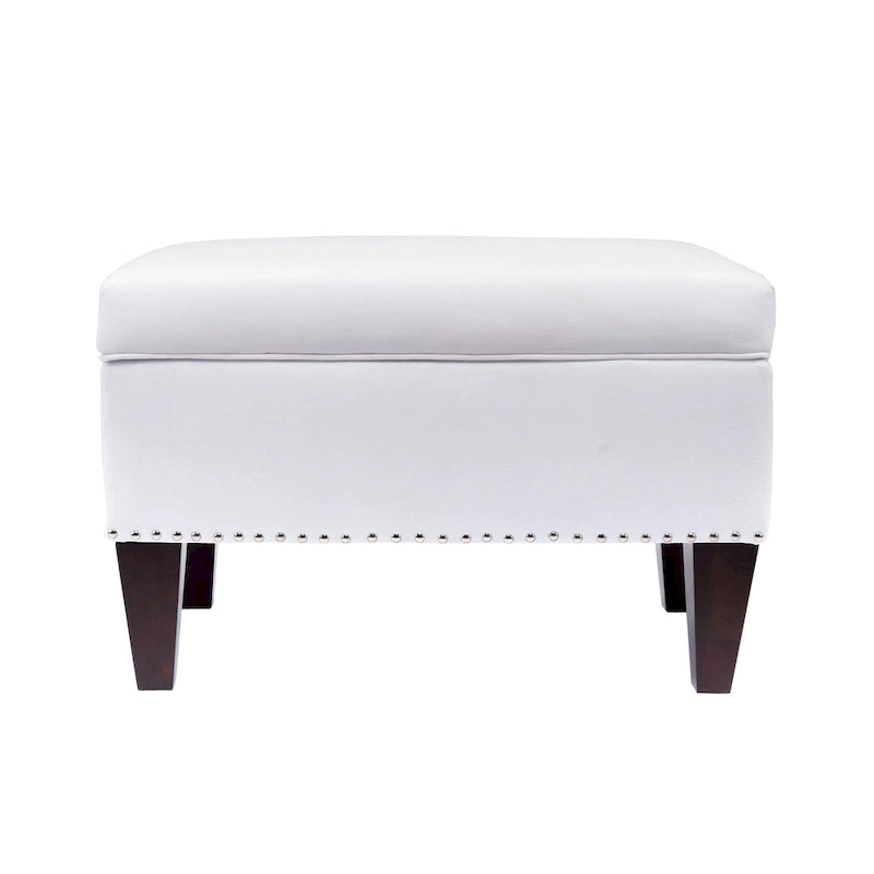 Banc de rangement ottoman rembourré multicolore, individuel