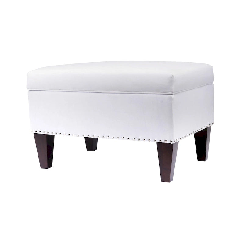 Banc de rangement ottoman rembourré multicolore, individuel