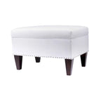Banc de rangement ottoman rembourré multicolore, individuel