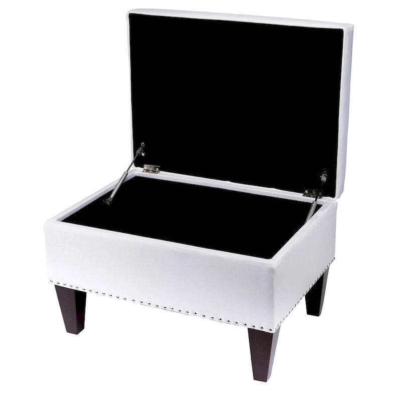 Banc de rangement ottoman rembourré multicolore, individuel