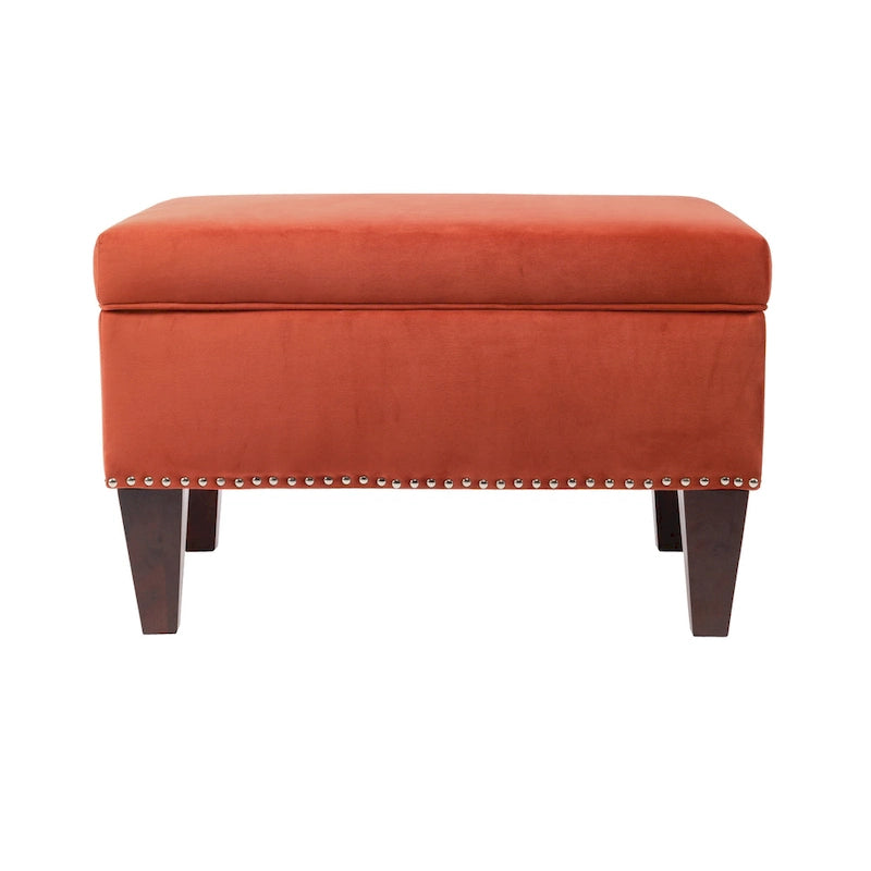 Banc de rangement ottoman rembourré multicolore, individuel