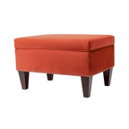 Banc de rangement ottoman rembourré multicolore, individuel
