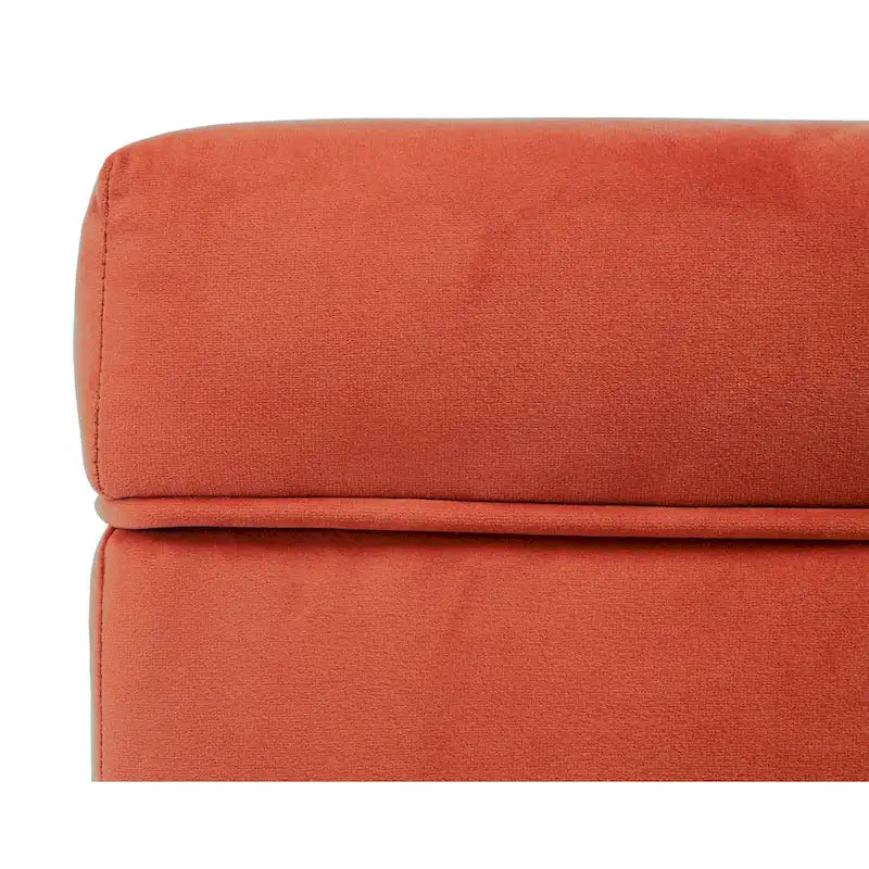 Banc de rangement ottoman rembourré multicolore, individuel