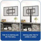 Meuble TV blanc/gris/noir avec porte coulissante de style ferme, convient aux téléviseurs jusqu'à 65 pouces, pour 1 à 2 utilisateurs