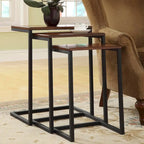 Ensemble de 3 tables gigognes multicolores