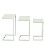 Ensemble de 3 tables gigognes multicolores